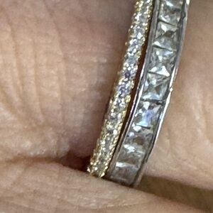 Elegant Silver Women's Ring Set